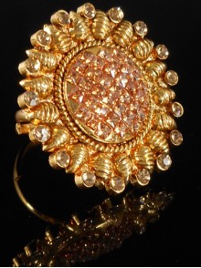 Designer Polki Finger Ring